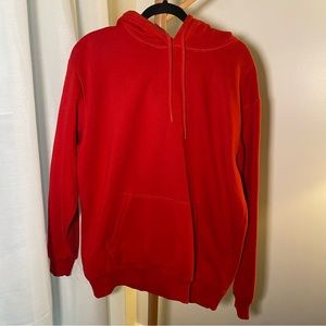 Red hoodie